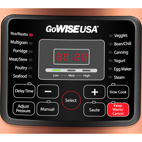 GoWISE USA Electric Pressure Cooker & Reviews Wayfair